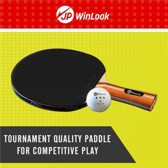 Ping Pong Paddles Sets - Portable Table Tennis Paddle Set with Ping Pong Paddle - Picture 3 of 6